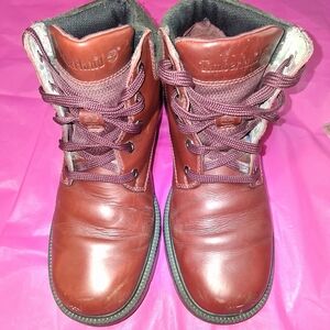 Timberland Women's Maroon Ankle Booties